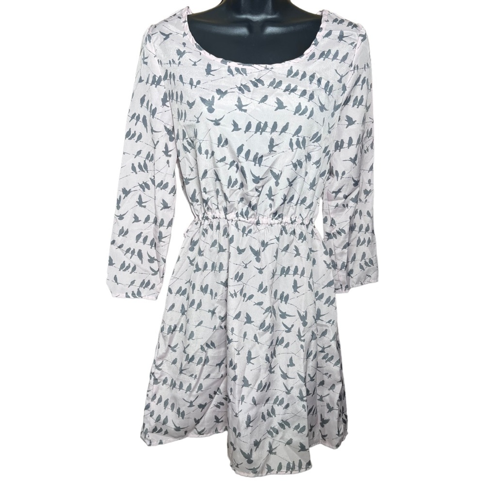 Bird Patterned Dress